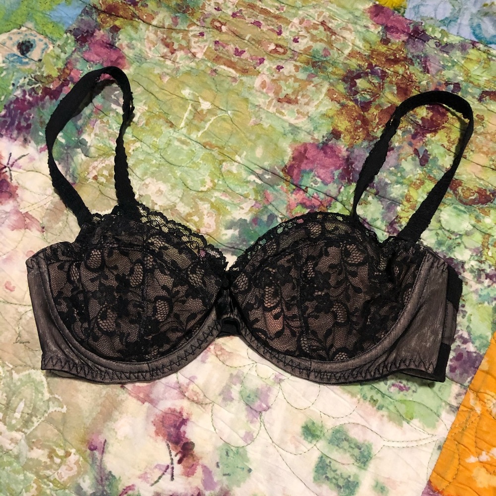 Agent Provocateur black lace bra 32D